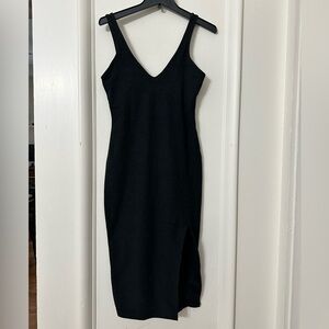 Beyond Yoga Spacedye Inspire Midi Dress in Darkest Knight